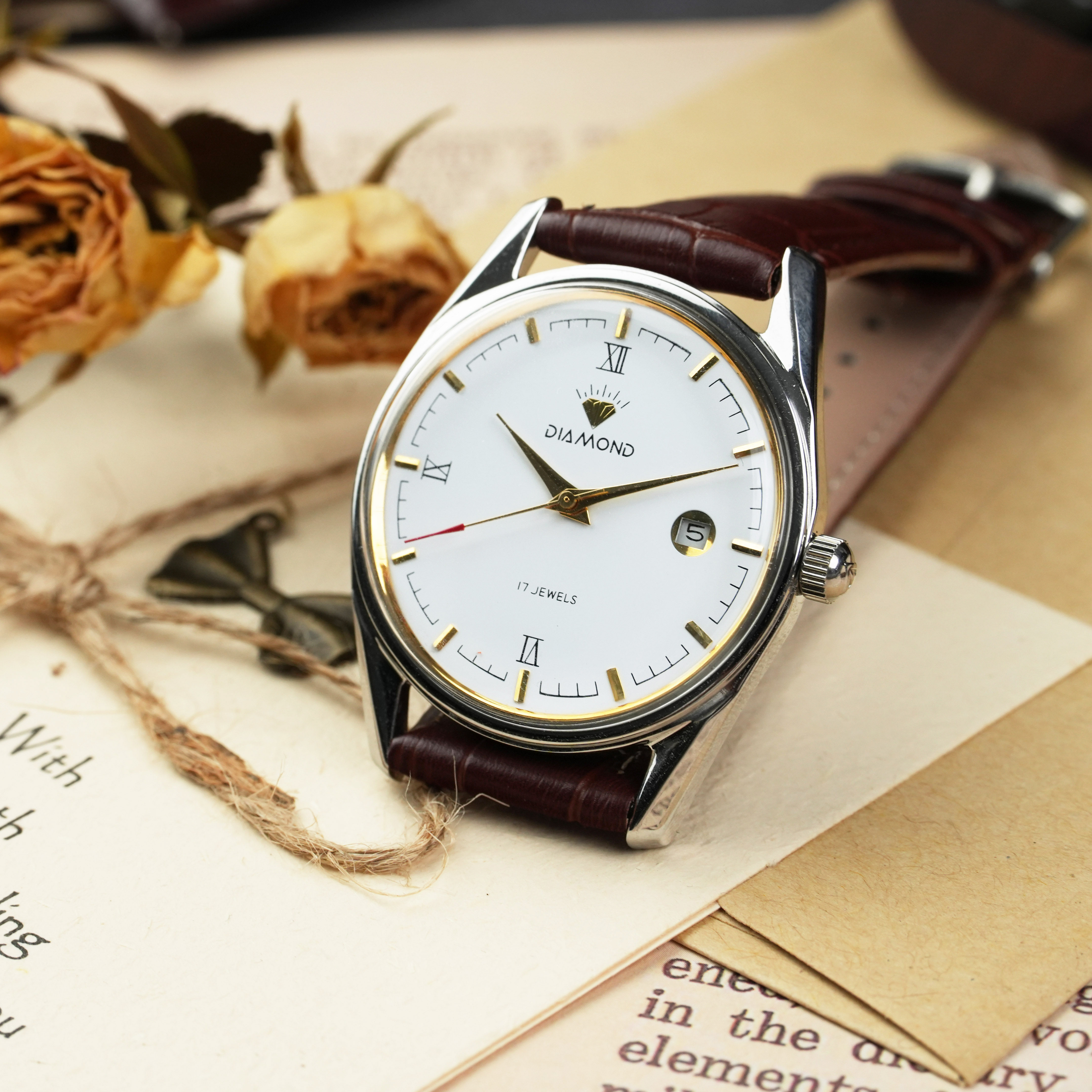 Vintage Fashion Complete - Men's 38MM Vintage Shanghai Diamond Brand