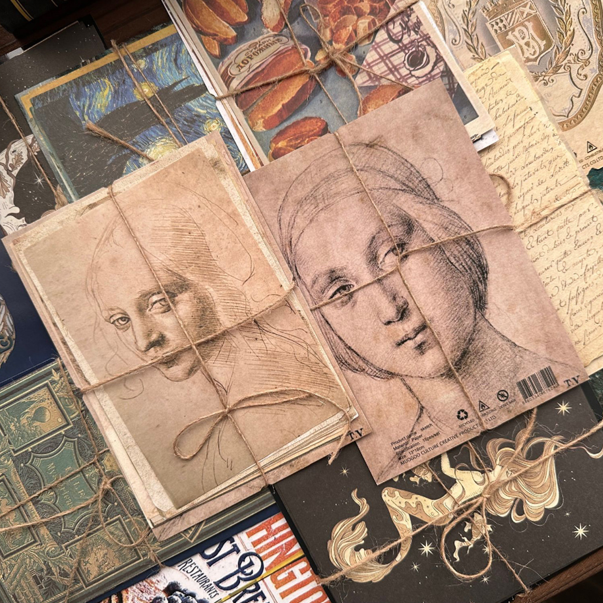Old Fashioned Texture Paper Se – Vintage Fashion Journal Bewertung und Preis