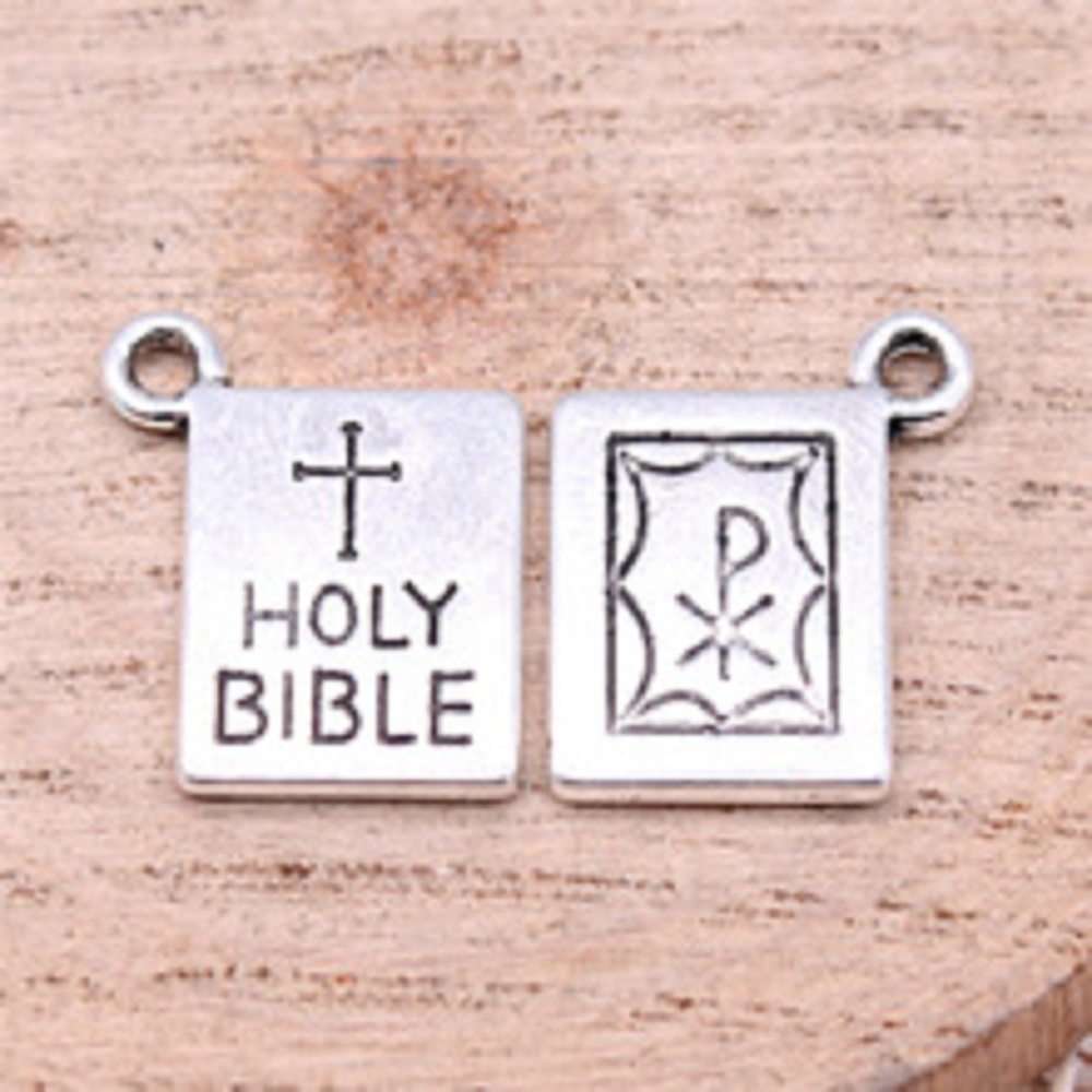 10Pcs/Lot Charms Book Holy Bib – Vintage Fashion Coloring Book Bewertung und Preis