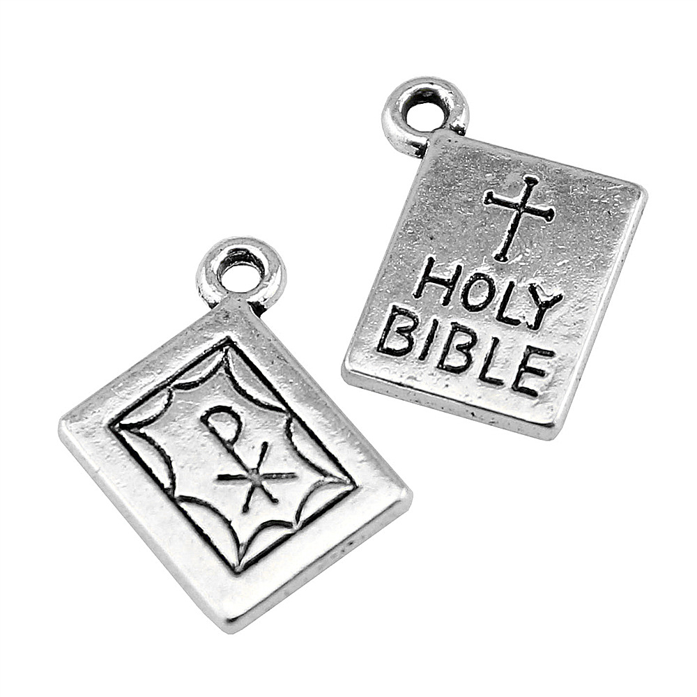10Pcs/Lot Charms Book Holy Bib – Vintage Fashion Coloring Book Bewertung und Preis