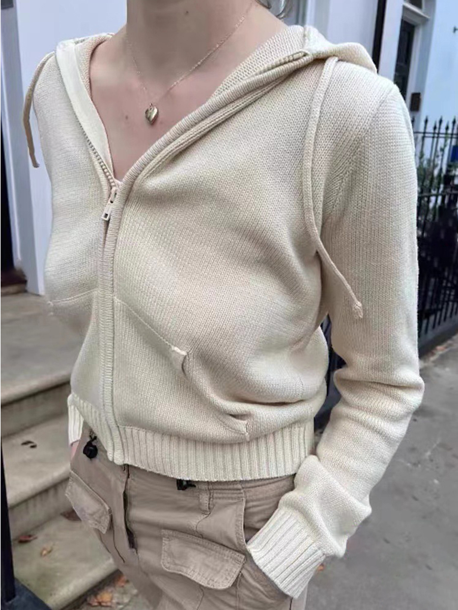 Sweet Cute Solid Knitted Cardi – Crop Cardigan Vintage Bewertung und Preis