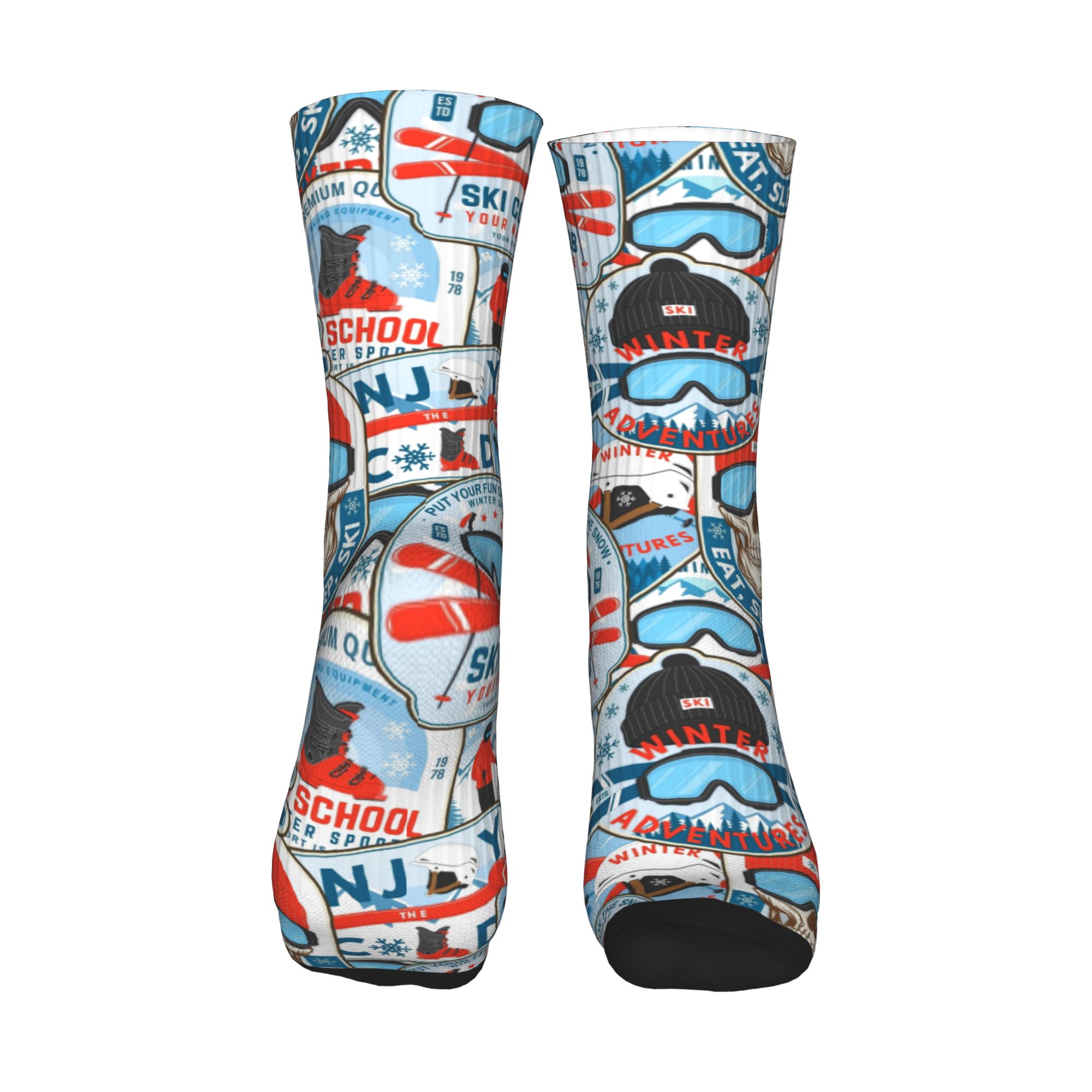 Vintage Red Blue Ski Club Seam – Vintage Fashion Dresses Bewertung und Preis