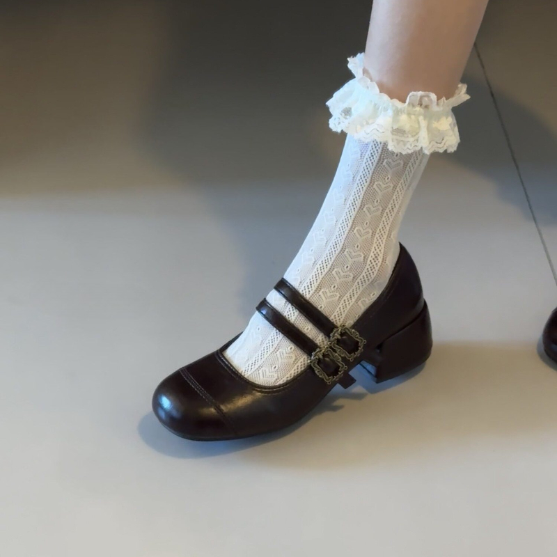 Vintage Thick Heel Women Mary  – Vintage Style Women Fashion Bewertung und Preis