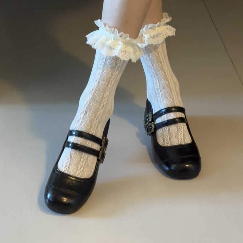 Vintage Thick Heel Women Mary  – Vintage Style Women Fashion Bewertung und Preis