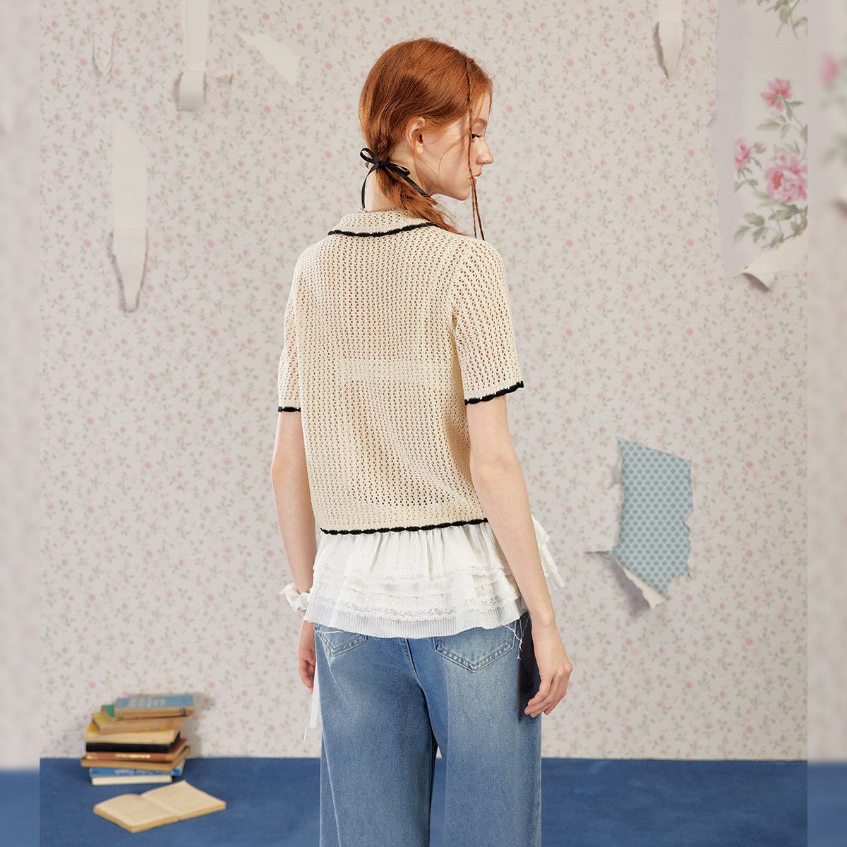 Women Knitted Ribbed Blouse Sh – Vintage Fashion Korea Bewertung und Preis