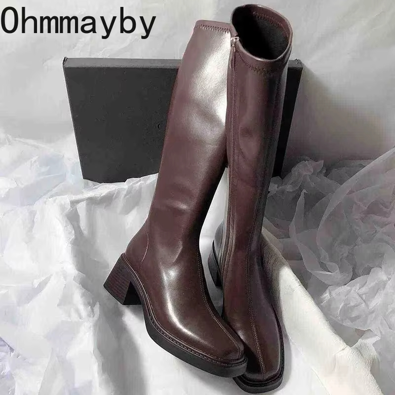 Vintage Thick Heel Women Knee  – Vintage Style Women Fashion Bewertung und Preis