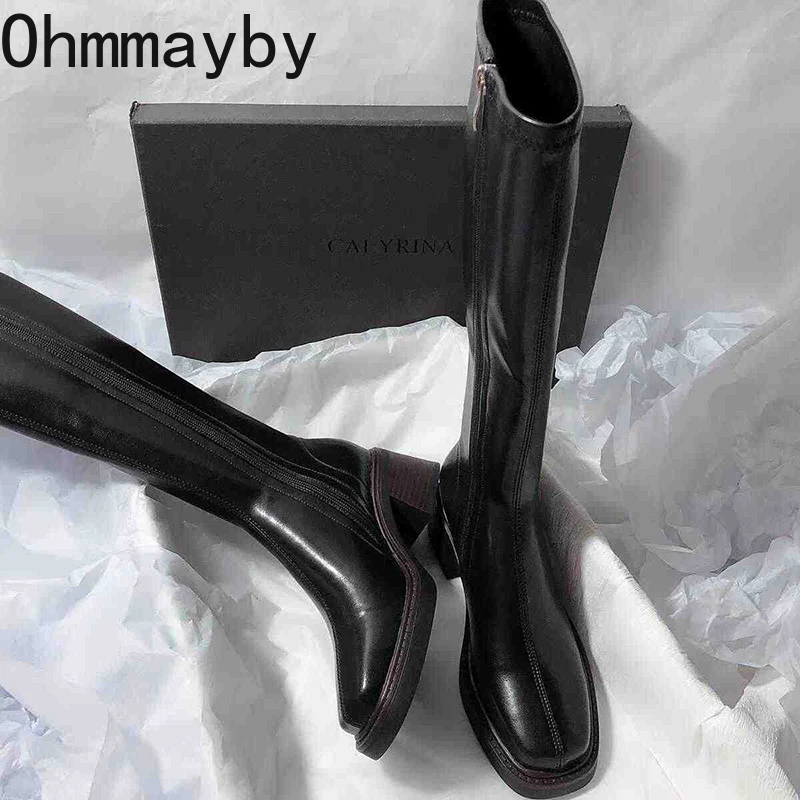Vintage Thick Heel Women Knee  – Vintage Style Women Fashion Bewertung und Preis