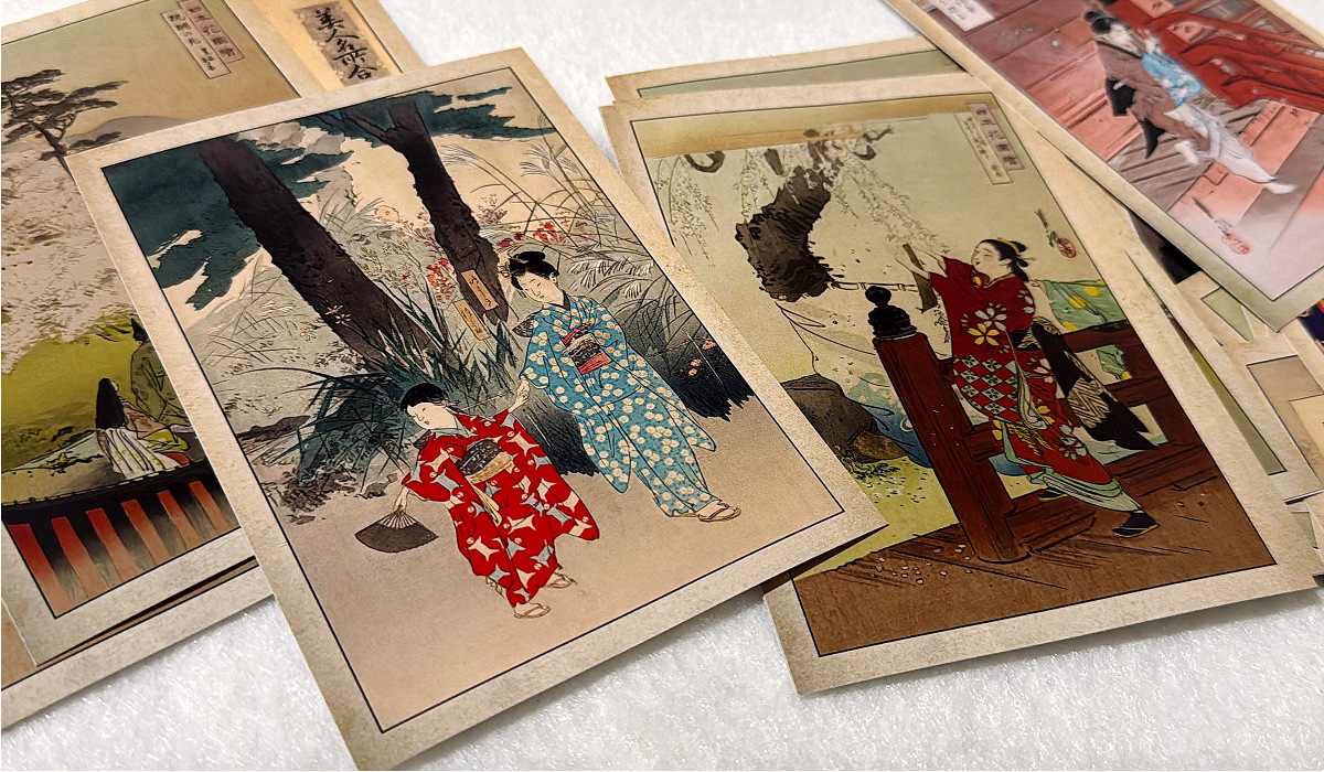 30Pcs Ogata Gekko Painting Pho – Vintage Fashion Journal Bewertung und Preis