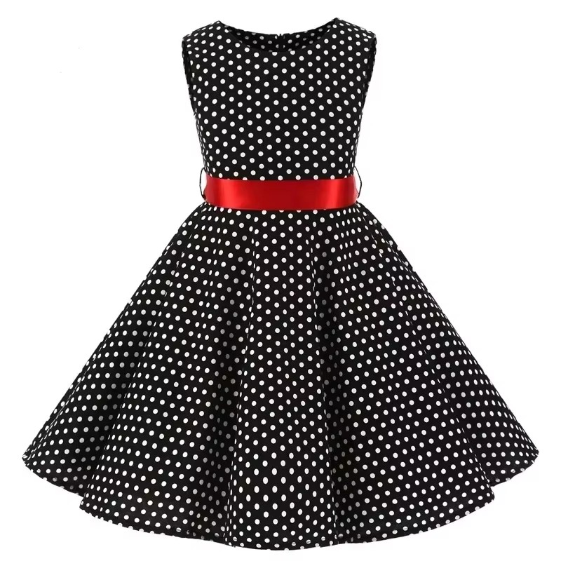 Polka Dot Vintage Kids Cotton  – Vintage Fashion Dresses Bewertung und Preis