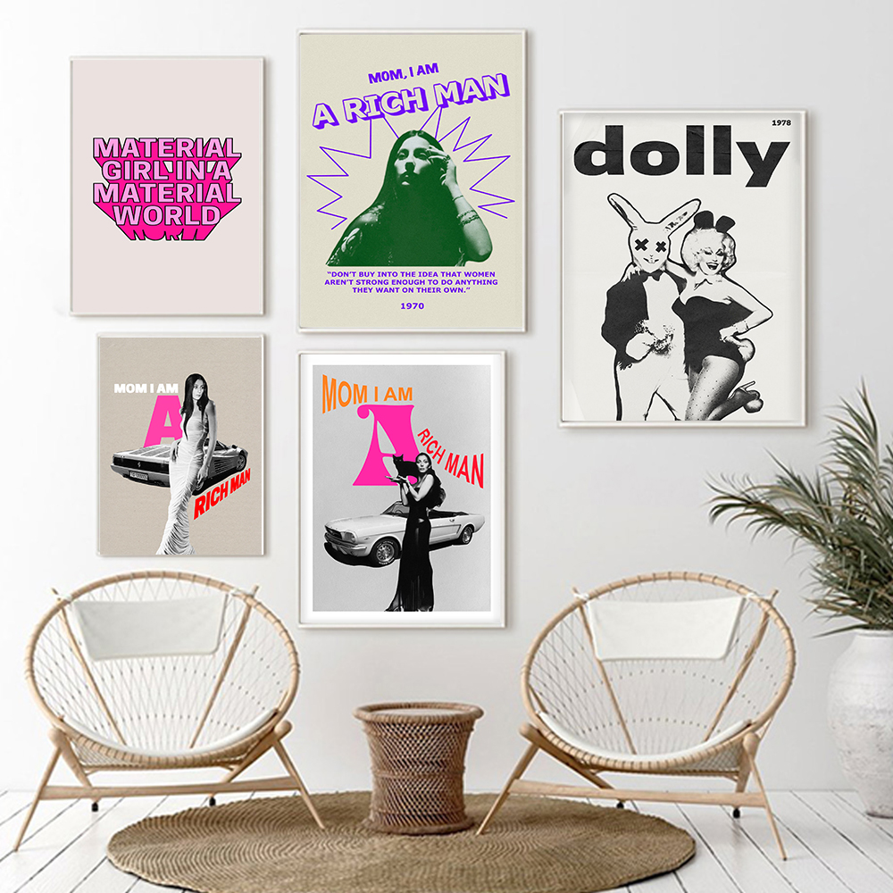 Mom I Am A Rich Man Quote Retr – Vintage Fashion Magazine Covers Bewertung und Preis