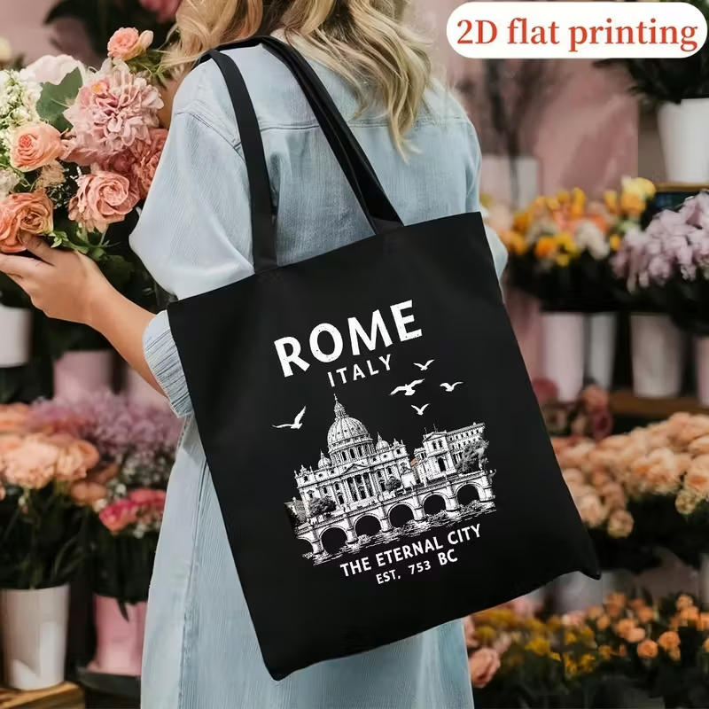 Vintage Rome Italy Canvas Tote – Vintage Fashion Shop Bewertung und Preis