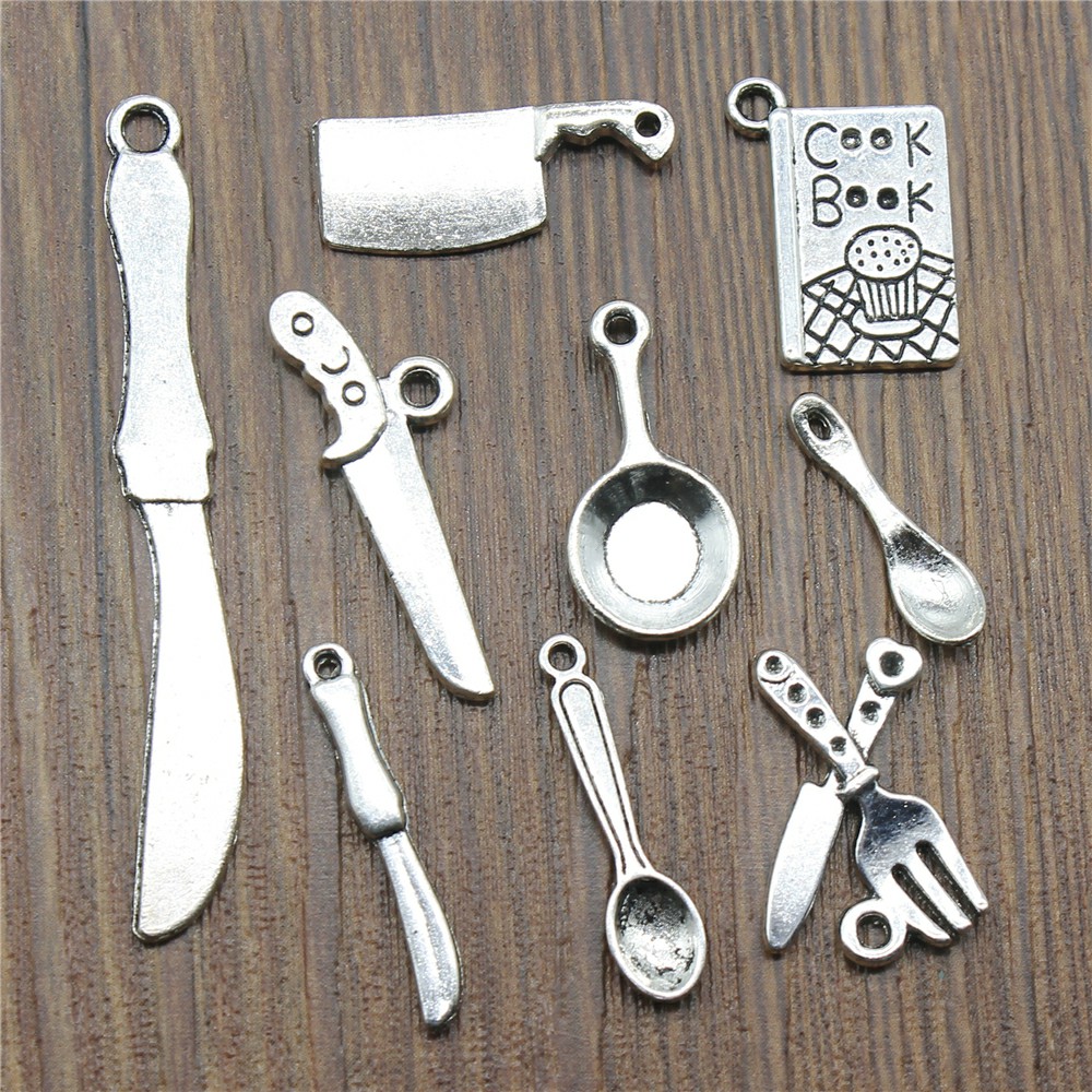 20pcs Kitchenware Charms Antiq – Vintage Fashion Coloring Book Bewertung und Preis