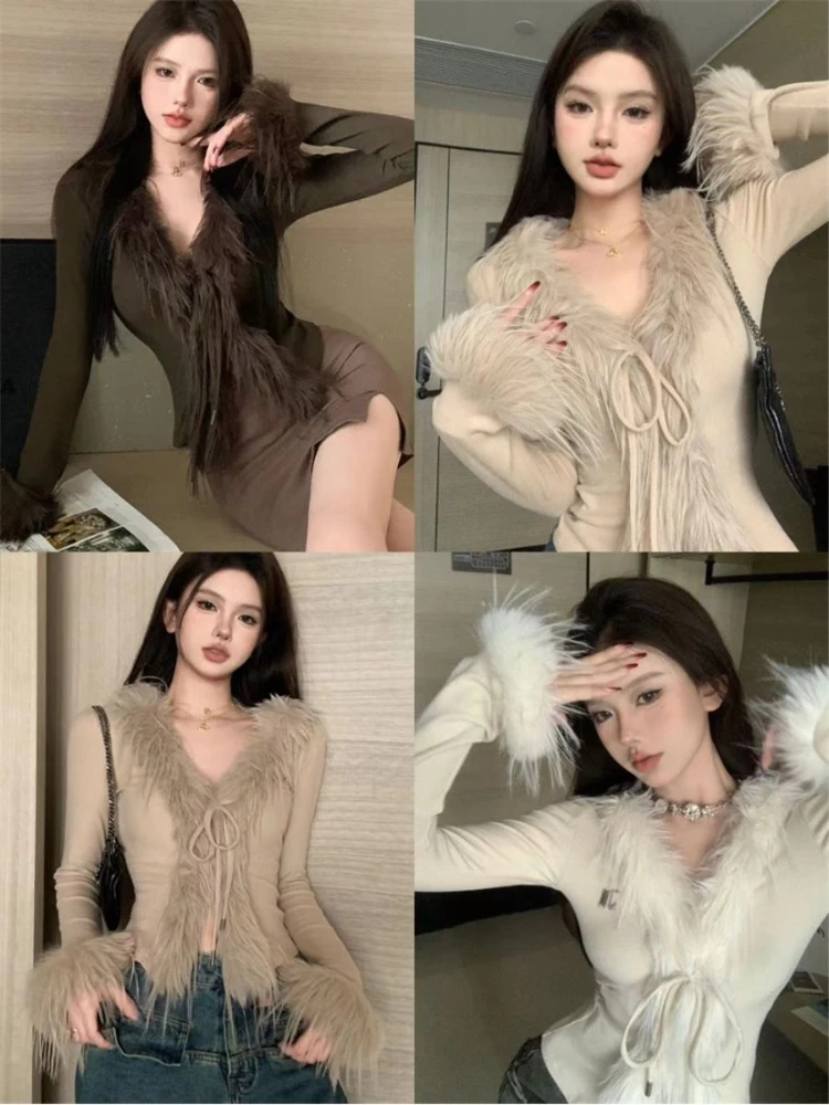 Elegant Sexy Slim Cropped Swea – Vintage Fashion Old Money Bewertung und Preis