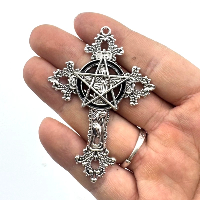 2pcs 30x15mm Gothic Big Cross  – Vintage Fashion Tumblr Bewertung und Preis