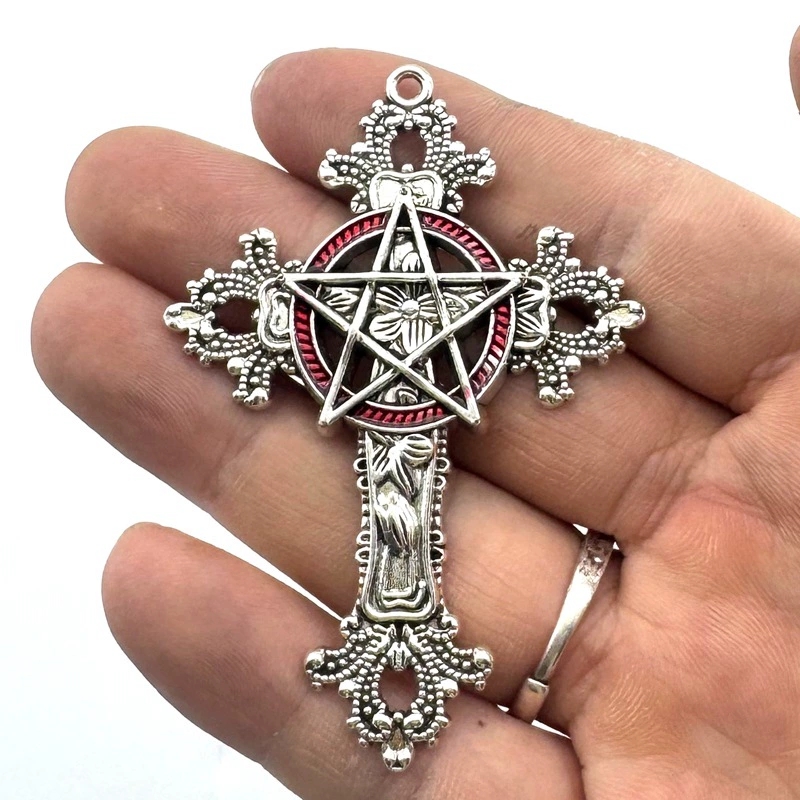 2pcs 30x15mm Gothic Big Cross  – Vintage Fashion Tumblr Bewertung und Preis