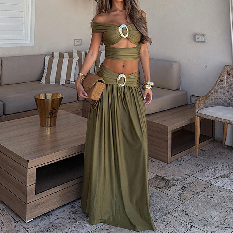 Fashion Solid Backless Pleated – Vintage Fashion Expo Bewertung und Preis