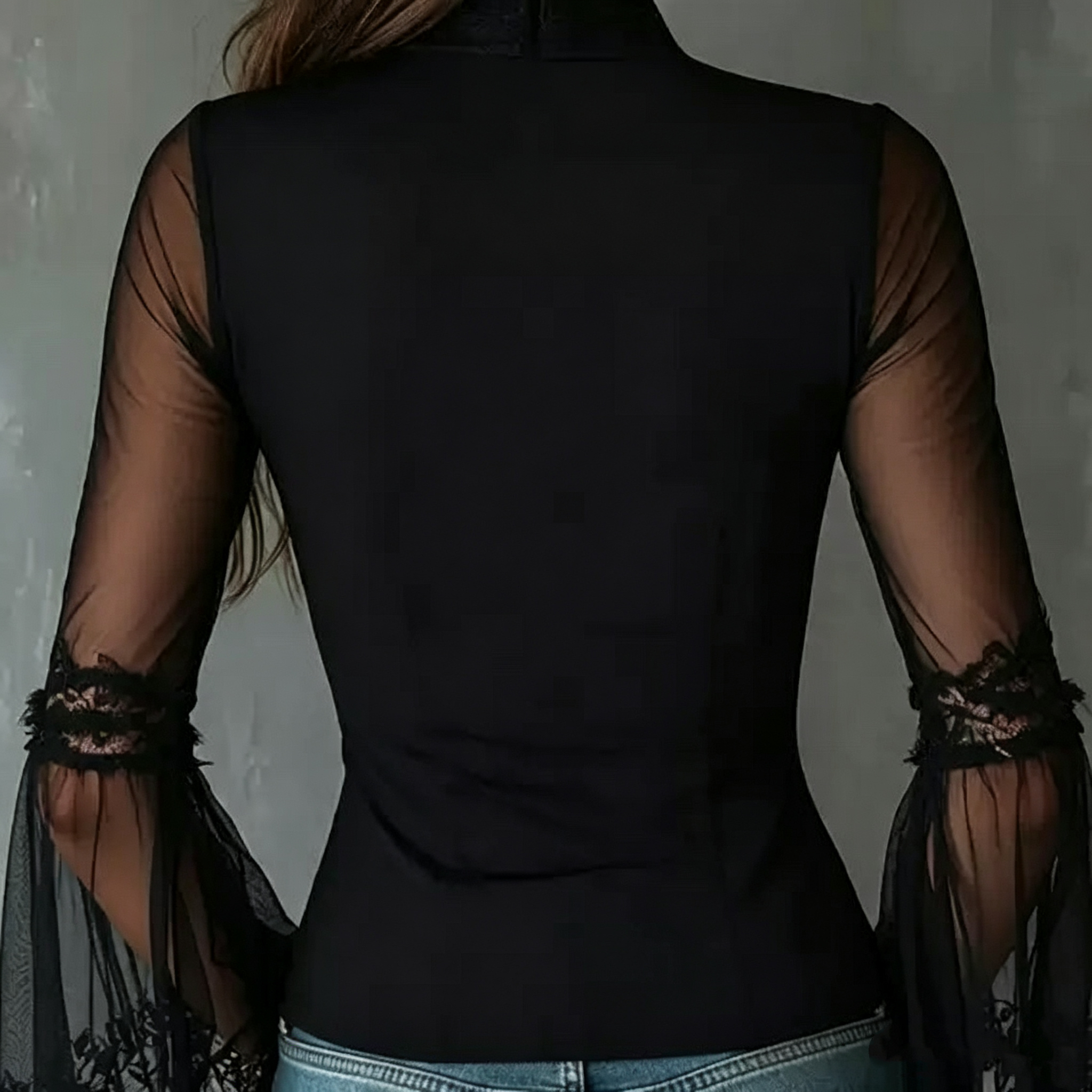Ladies Black round Neck Long S – Vintage Fashion Shop Bewertung und Preis