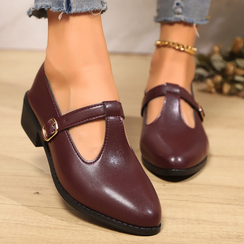 2025 Spring T-Strap Thick Heel – Vintage Fashion Rome Bewertung und Preis