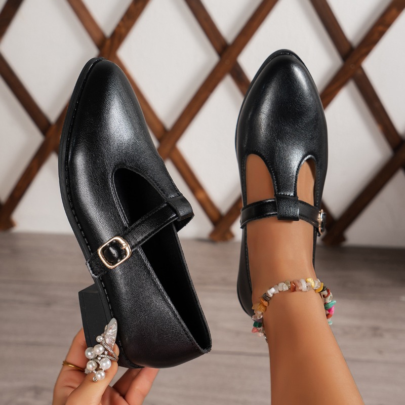 2025 Spring T-Strap Thick Heel – Vintage Fashion Rome Bewertung und Preis