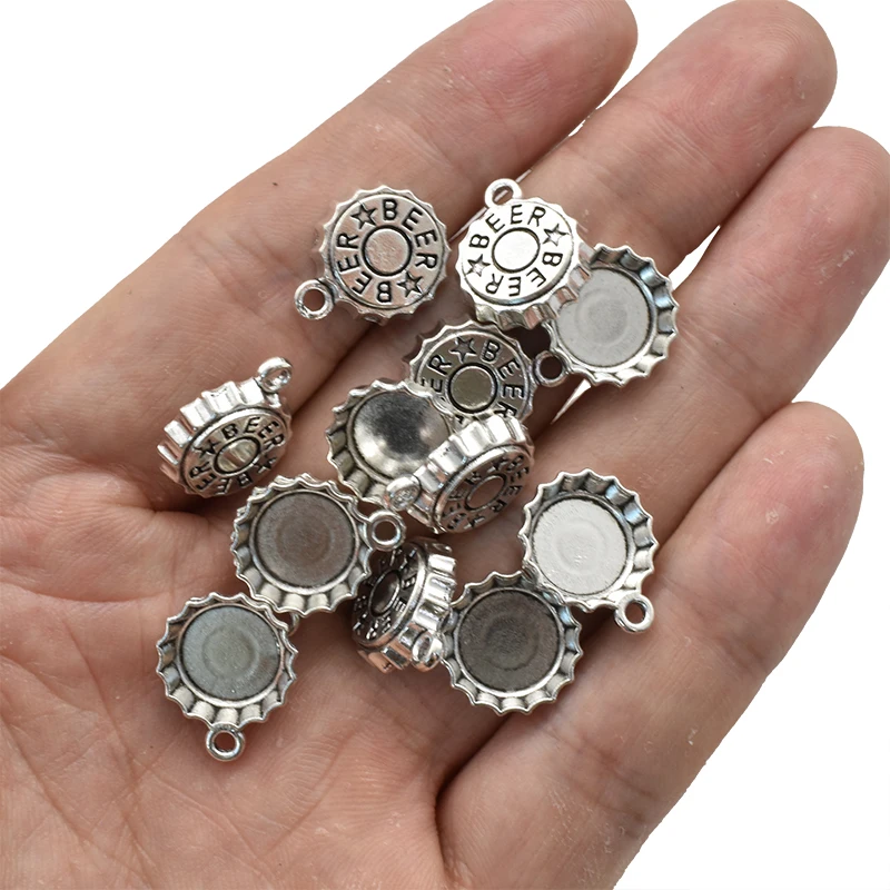 15PCS Antique Silver Plated Be – Vintage Fashion Tumblr Bewertung und Preis