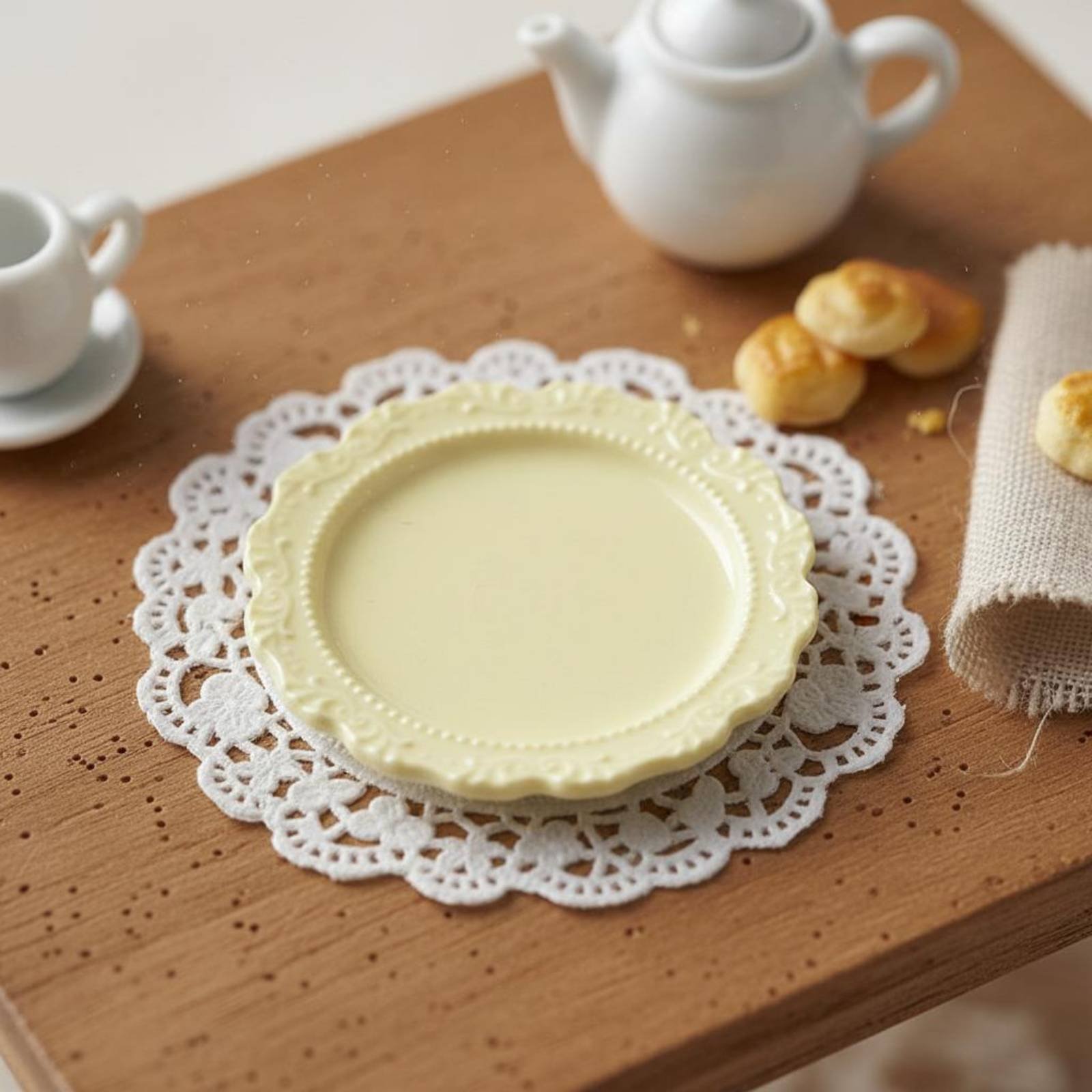 Miniature Dinner Plate Decorat – Vintage Fashion Plates Toy Bewertung und Preis