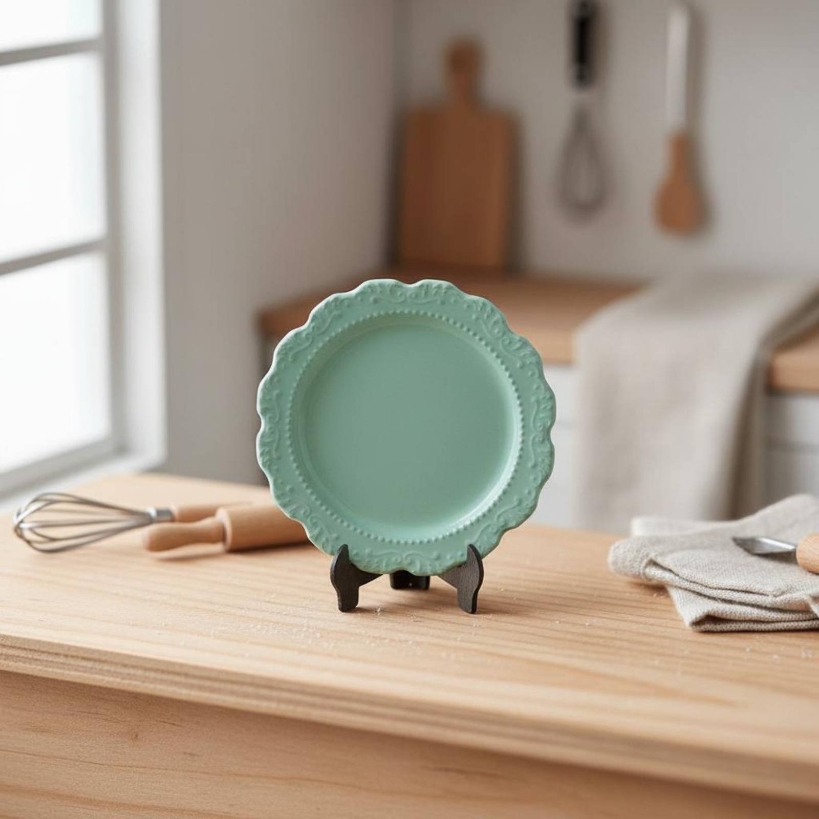 Miniature Dinner Plate Decorat – Vintage Fashion Plates Toy Bewertung und Preis