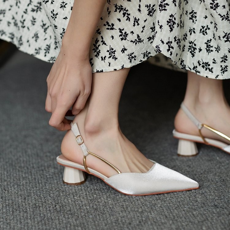 French Vintage Pointed-Toe San – Vintage Style Women Fashion Bewertung und Preis