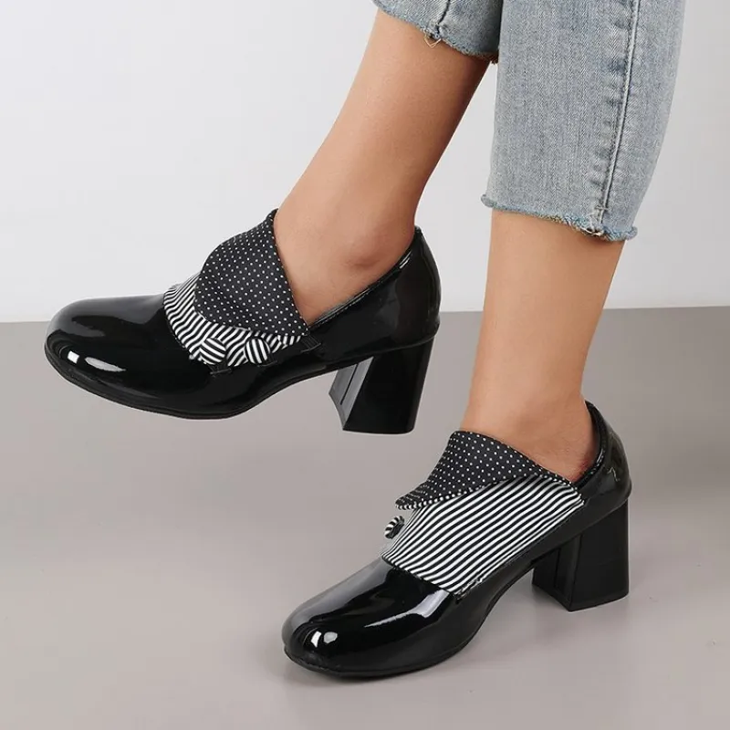 Women's Block Heels Vintage Po – Vintage Fashion Dresses Bewertung und Preis