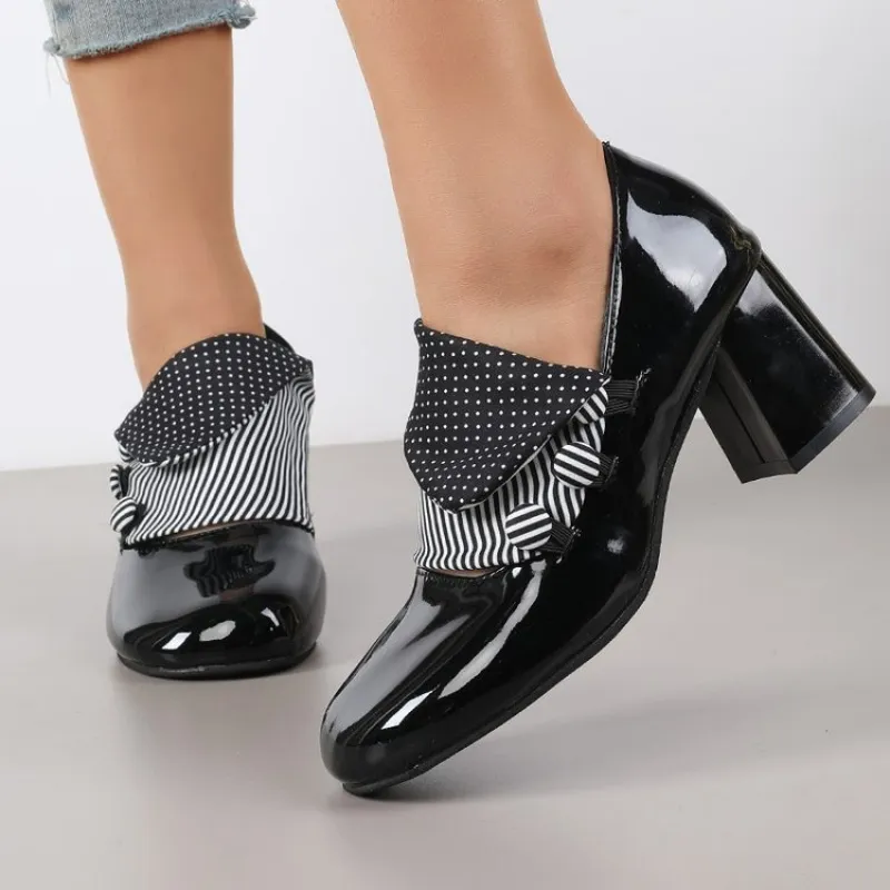 Women's Block Heels Vintage Po – Vintage Fashion Dresses Bewertung und Preis