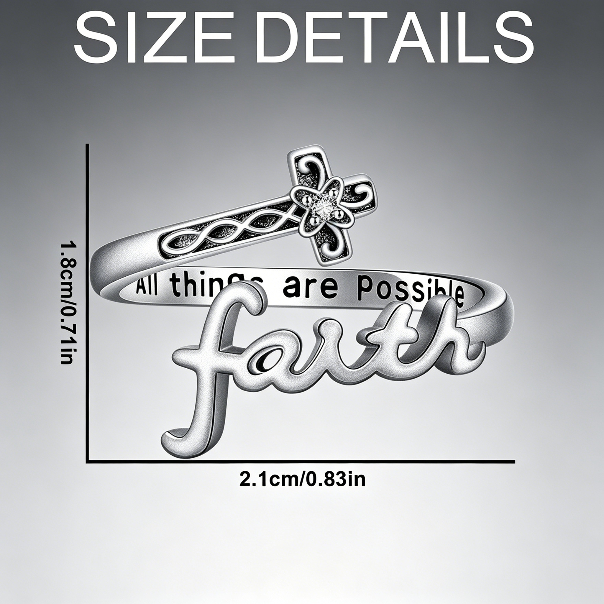 Vintage Filigree Cross Open Ad – Vintage Fashion Meaning Bewertung und Preis