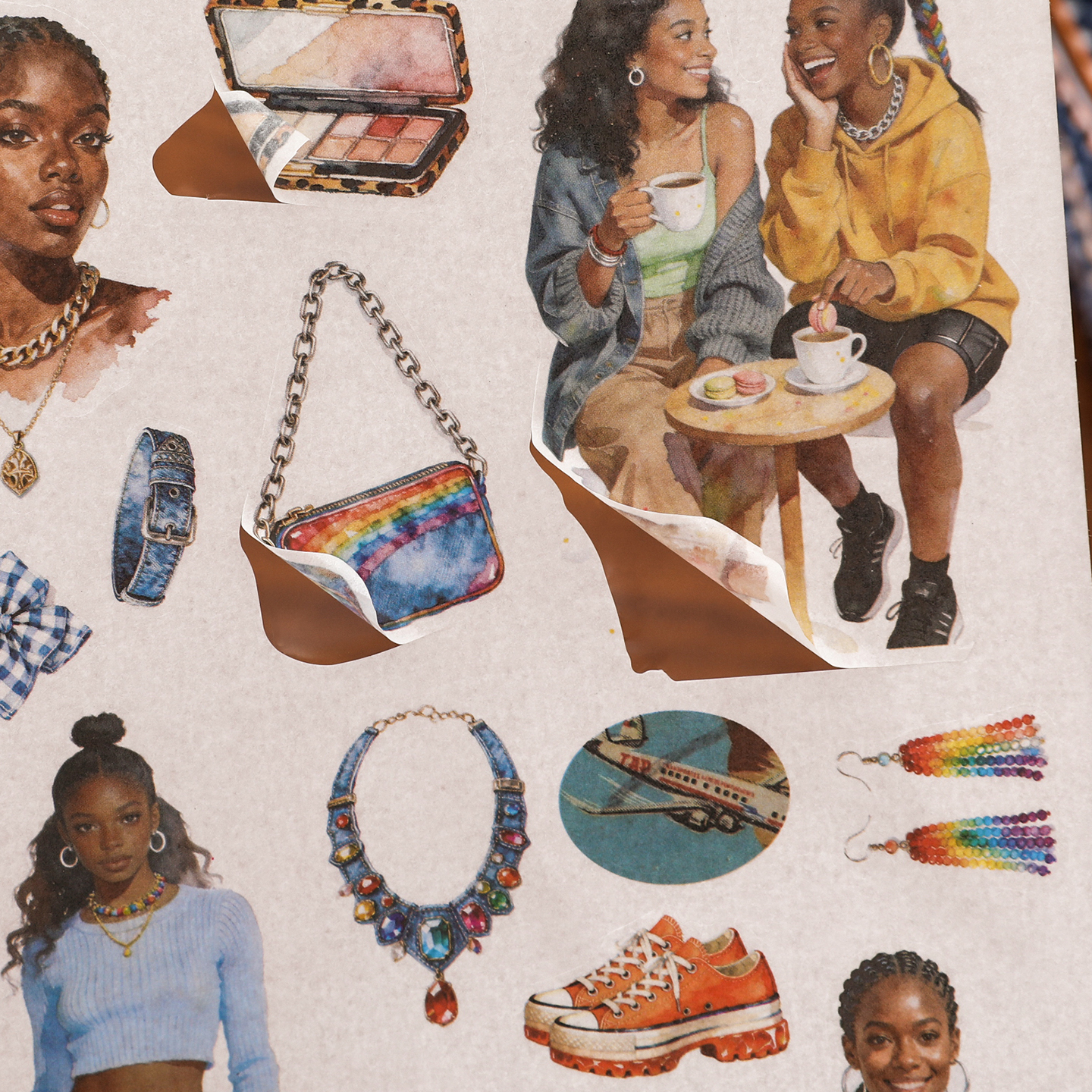 Journal GO 50pages Black Girl  – Vintage Fashion Journal Bewertung und Preis