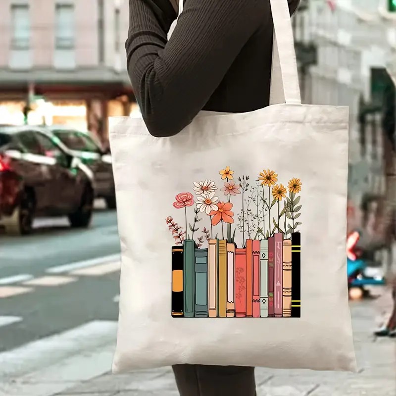 Book Floral Pattern Canvas Tot – Vintage Fashion Shop Bewertung und Preis