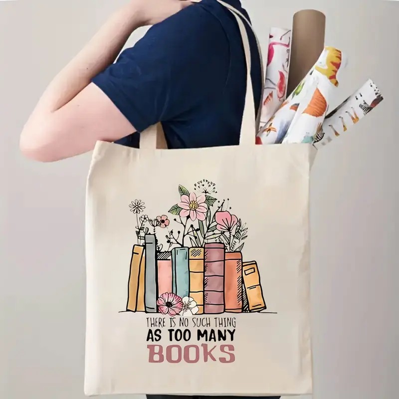 Book Floral Pattern Canvas Tot – Vintage Fashion Shop Bewertung und Preis