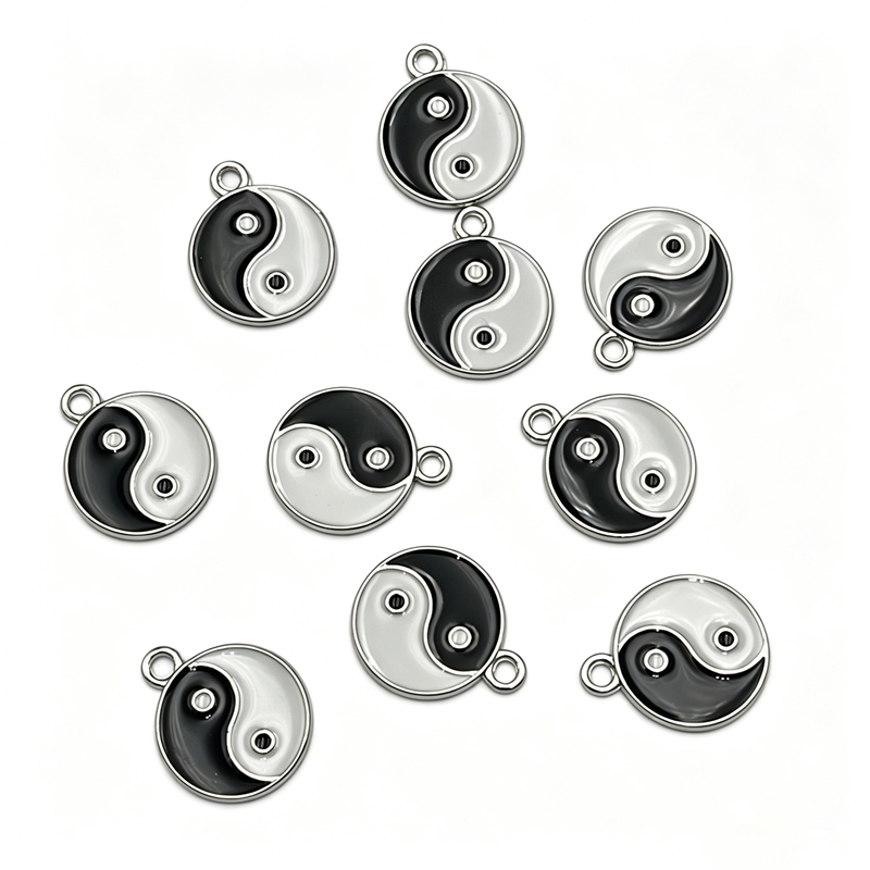 10/20pcs Alloy Tai Chi Charms  – Vintage Fashion Tumblr Bewertung und Preis