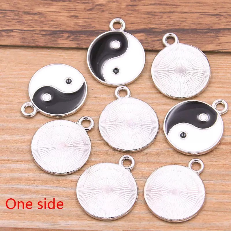 10/20pcs Alloy Tai Chi Charms  – Vintage Fashion Tumblr Bewertung und Preis