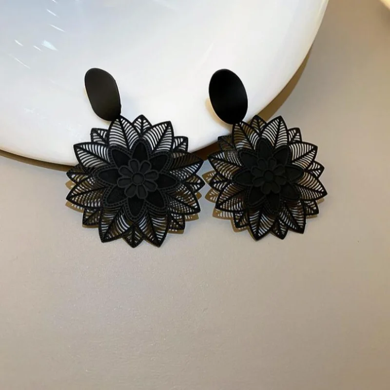 Retro Fashion Black Hollow Lac – Vintage Fashion Korea Bewertung und Preis