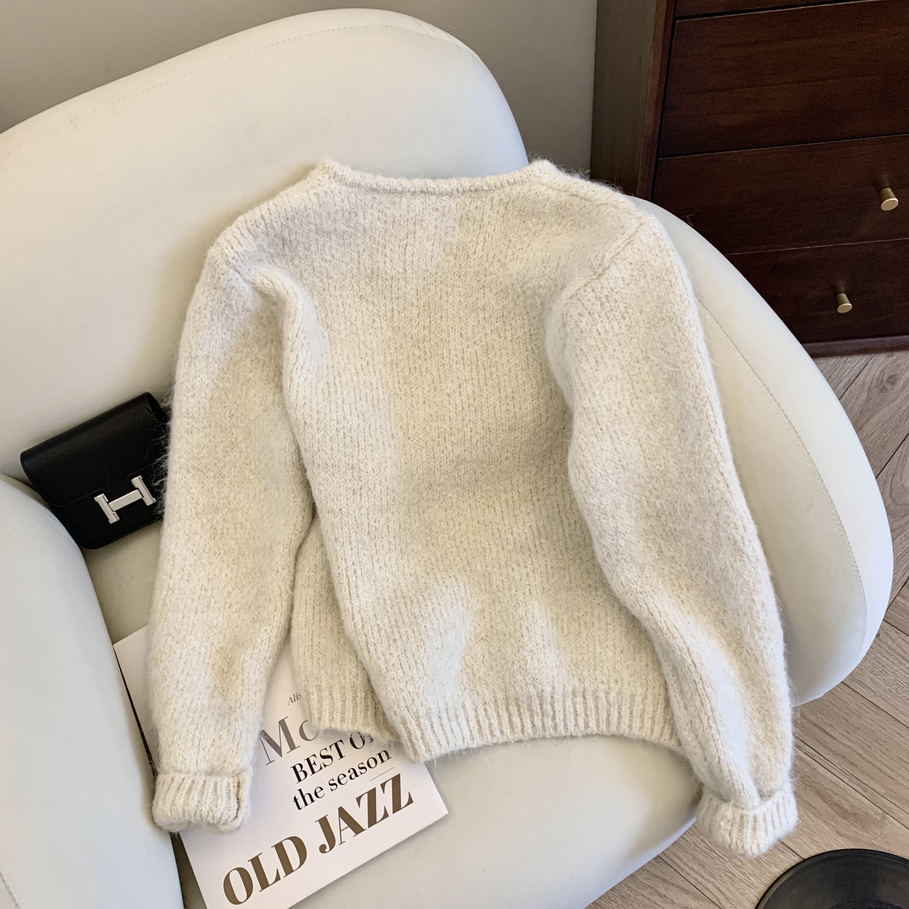 Women Off White V-Neck Cardiga – Crop Cardigan Vintage Bewertung und Preis