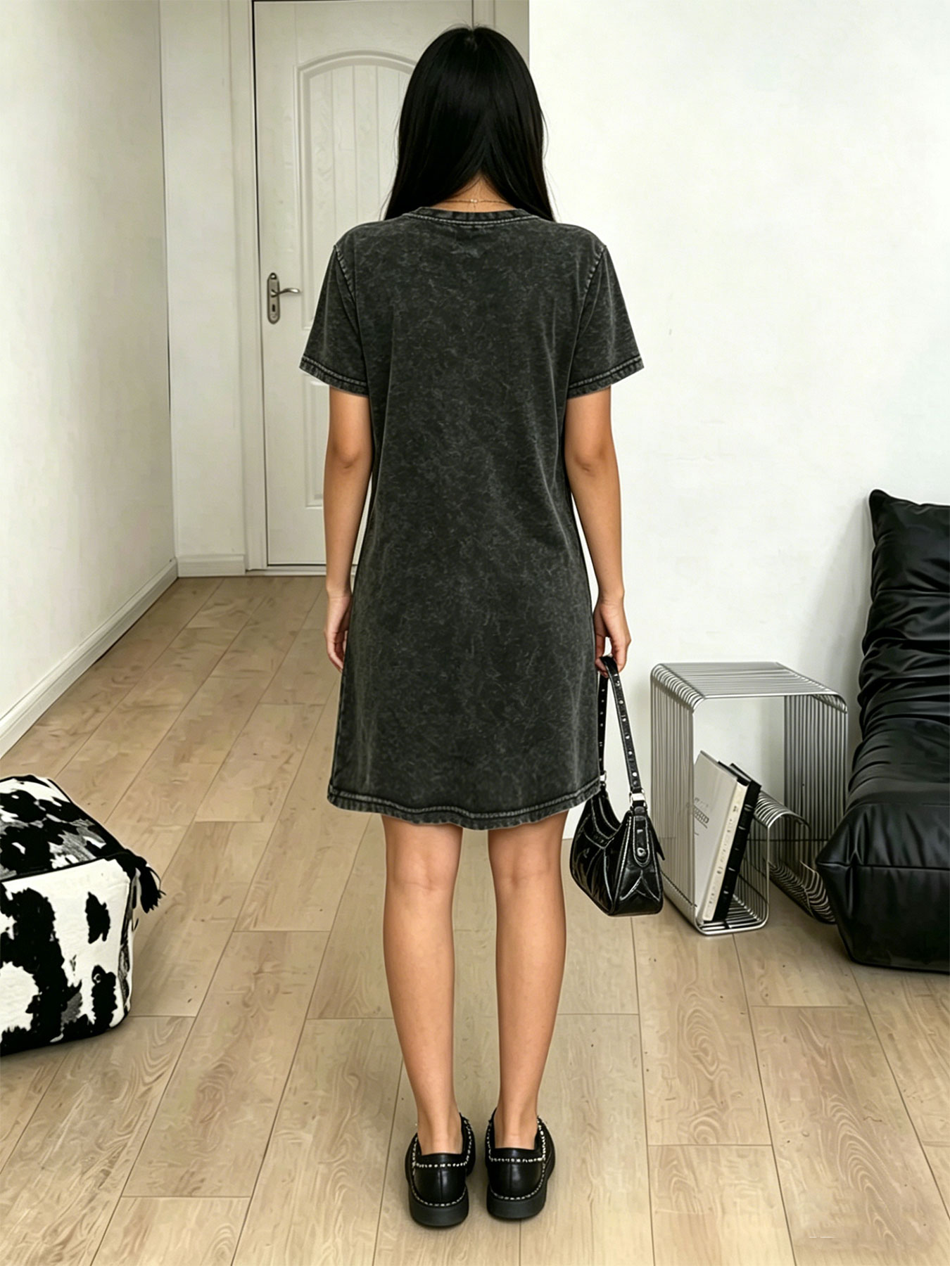 Women's washed vintage T-shirt – Vintage Fashion In Paris Bewertung und Preis