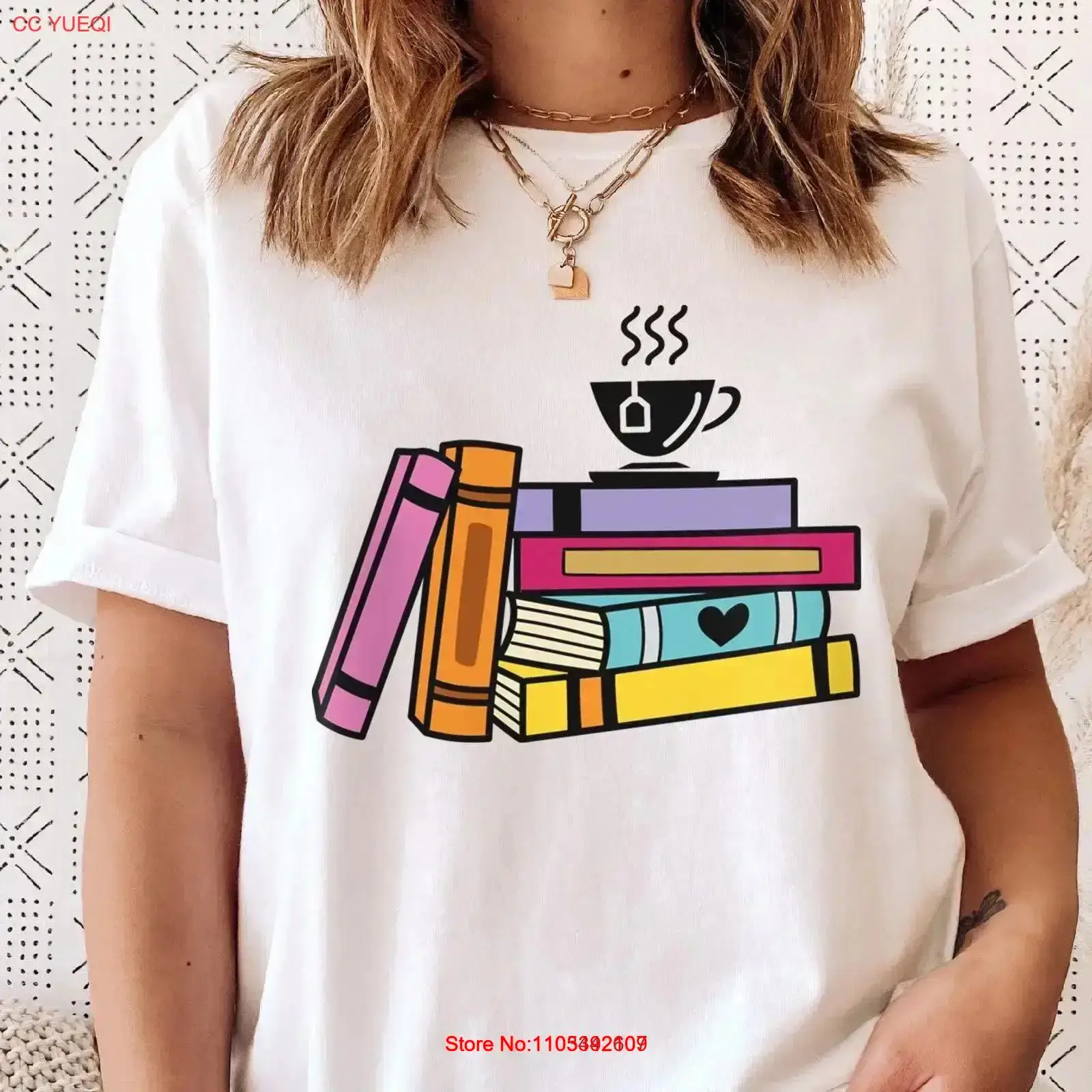 Books and Tea T Shirt Colorful – Vintage Fashion Coloring Book Bewertung und Preis