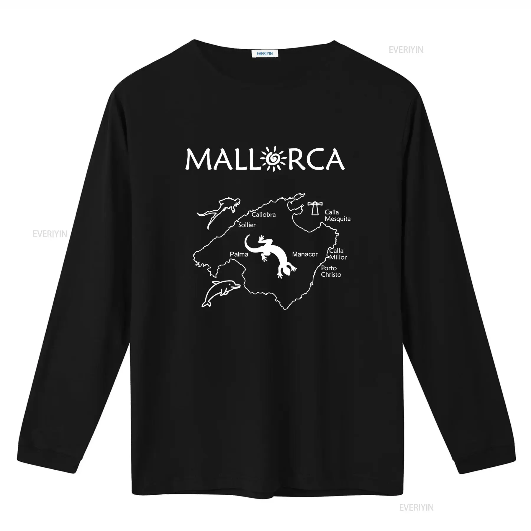 Mallorca Map T Shirt Your trav – Vintage Fashion Guide Bewertung und Preis