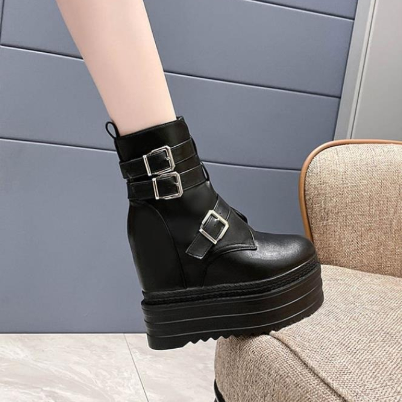 2025 New 13cm PU Women Autumn  – Vintage Fashion Rome Bewertung und Preis