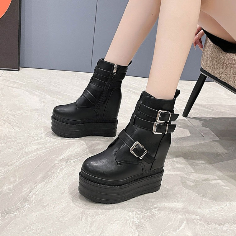 2025 New 13cm PU Women Autumn  – Vintage Fashion Rome Bewertung und Preis
