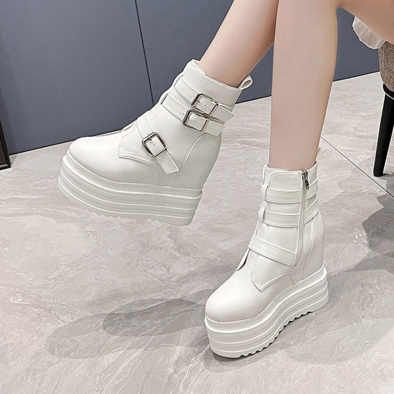 2025 New 13cm PU Women Autumn  – Vintage Fashion Rome Bewertung und Preis