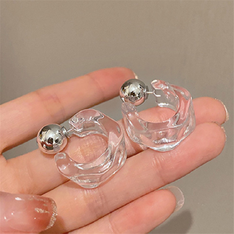 New Korea Clear Acrylic Geomet – Vintage Fashion Korea Bewertung und Preis