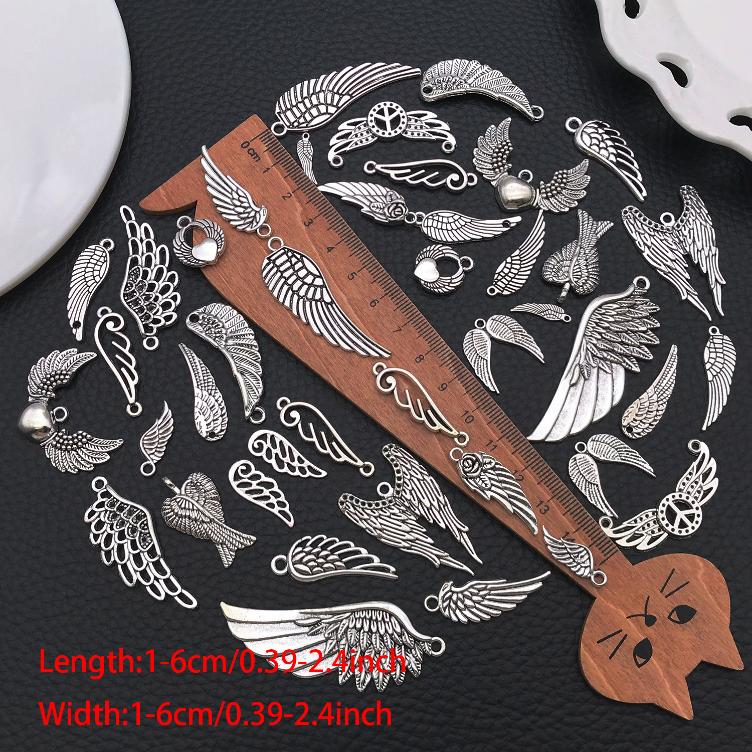 Angel Wing Charms, New 22/42 P – Vintage Fashion Tumblr Bewertung und Preis