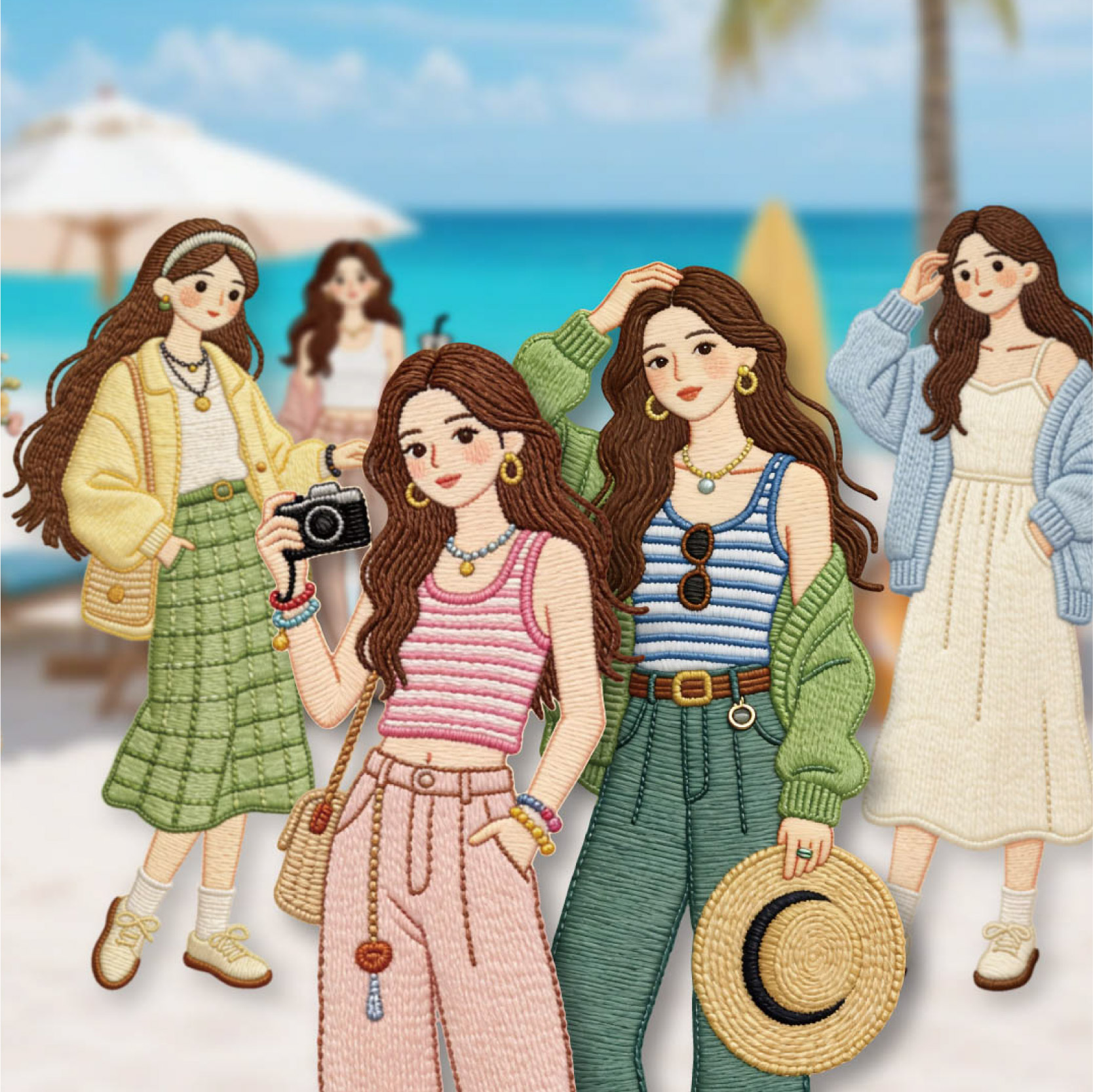 16pcs  Retro Fashion Character – Vintage Fashion Journal Bewertung und Preis