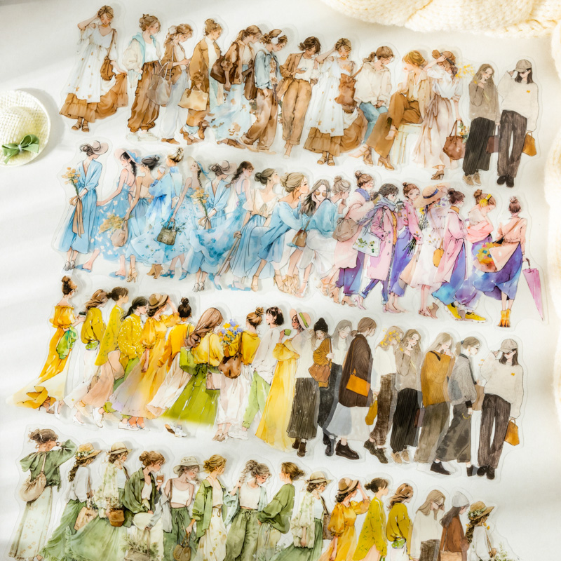 JIANQI 20 pcs/pack Vintage Cha – Vintage Fashion Journal Bewertung und Preis