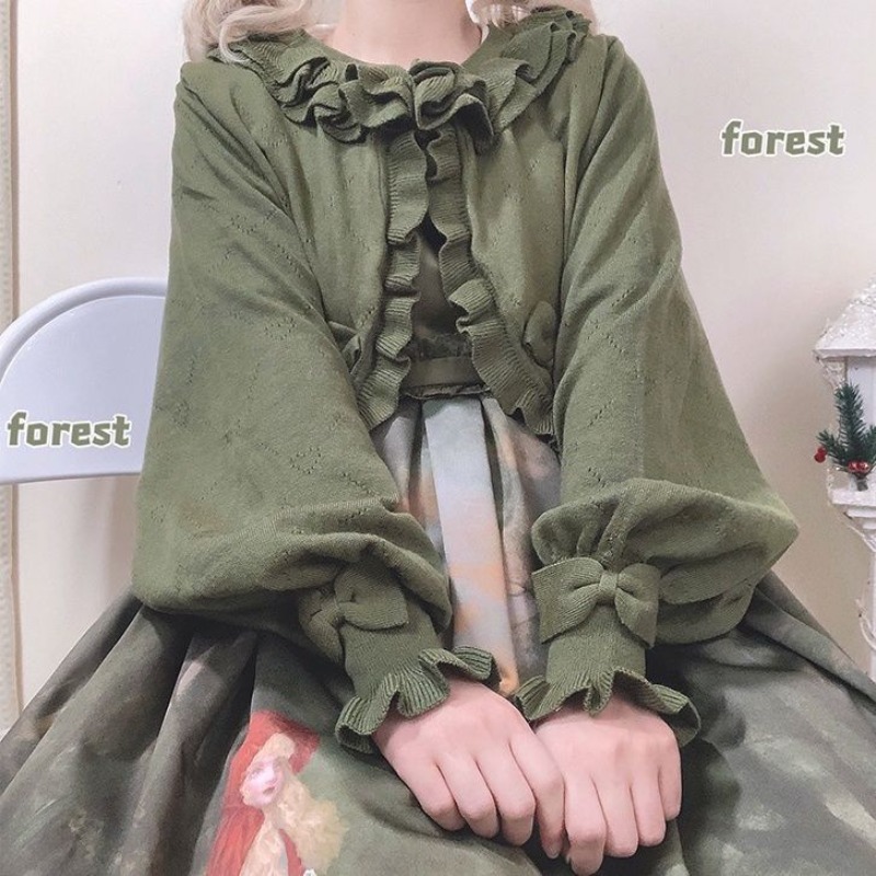 Japanese Lolita Heart Cut-out  – Crop Cardigan Vintage Bewertung und Preis