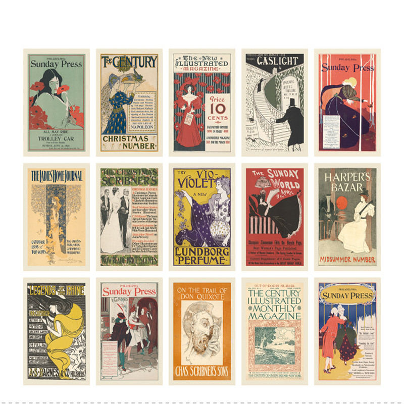 15 Sheets Vintage Postcards Fa – Vintage Fashion Magazine Covers Bewertung und Preis